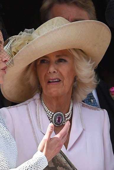 17-06-2019 England Queen Letizia, catherine and Camilla during the Most Noble Order of the Garter ( Orde van de Kouseband) ceremony at St George's Chapel at Windsor Castle in Windsor. The Order of the Garter is the oldest and most senior Order of Chivalry in Britain, established by King Edward III nearly 700 years ago. Motto of the order is: Honi soit qui mal y pense (Shame on him who thinks this evil)  ' PPE/Thorton//THORTON-PPE_PPE19061759/1906181144