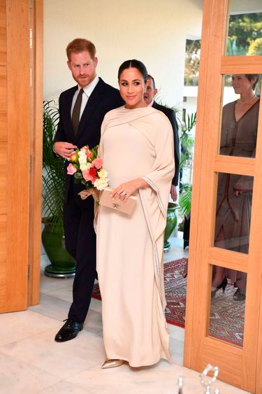 Meghan Markle i książę Harry w ambasadzie Wielkiej Brytanii w Maroku