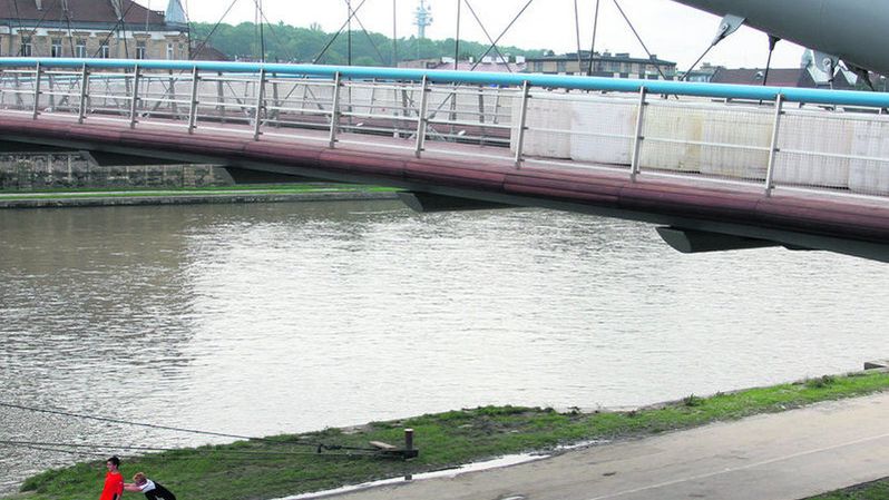 Kładka Bertnatka - koniec września