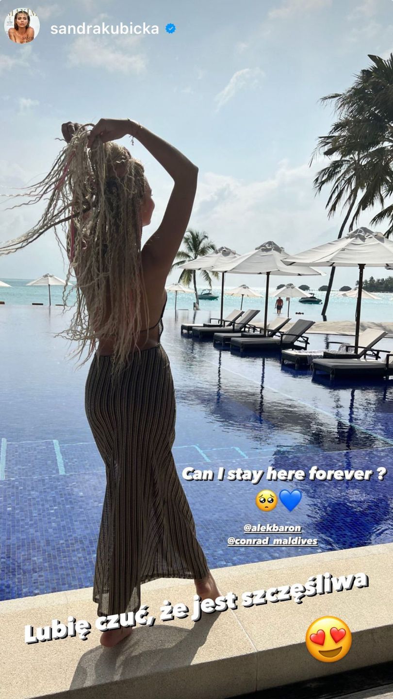 Alek Baron i Sandra Kubicka