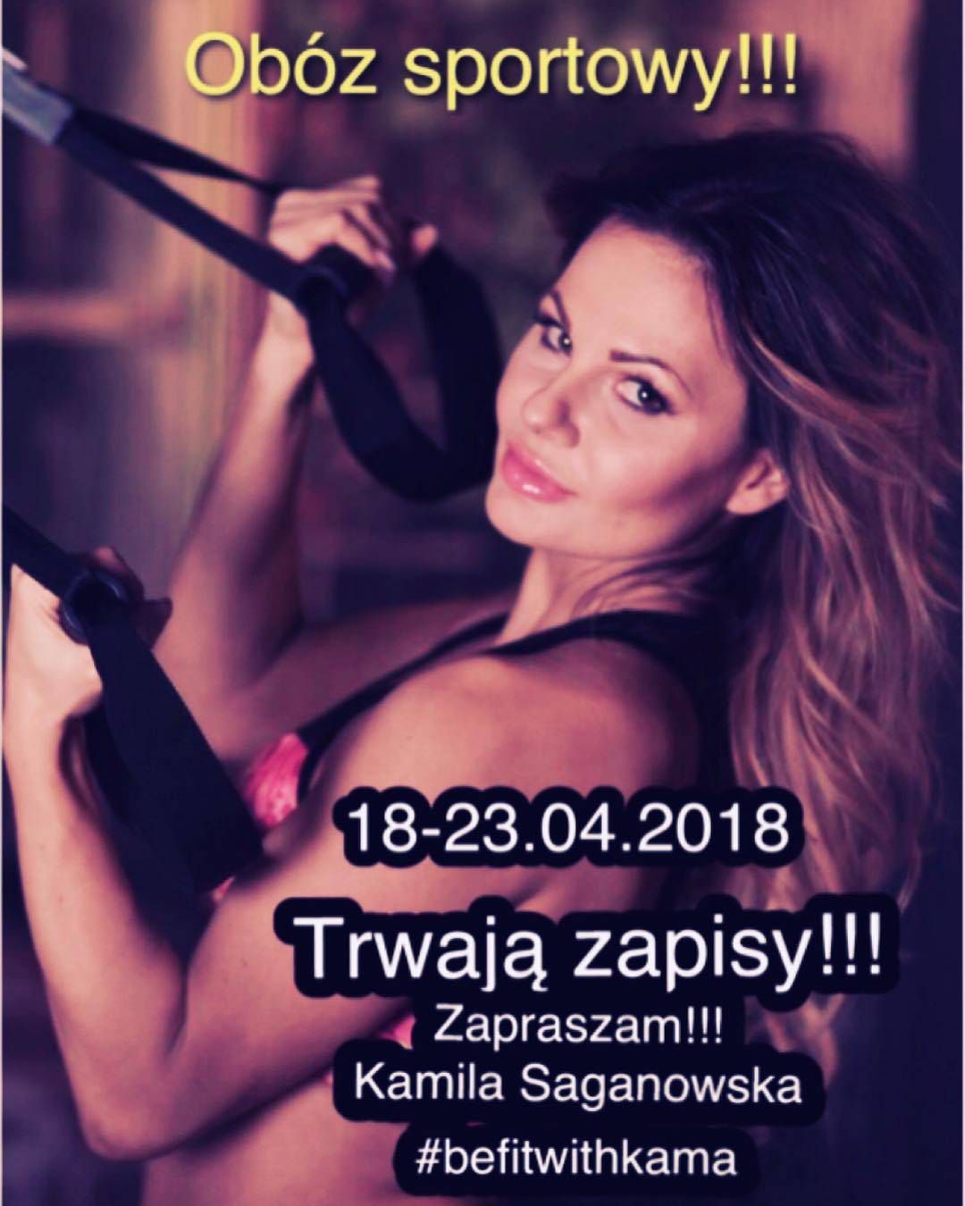 Kamila Saganowska organizuje obóz sportowy