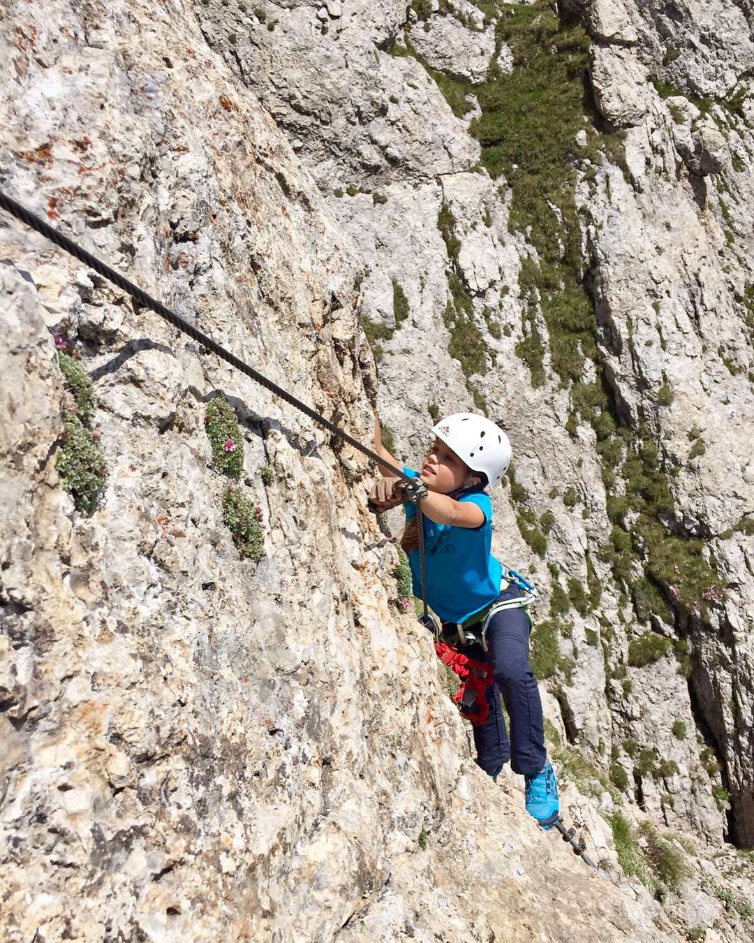 Martyna Wojciechowska z córką w Dolomitach