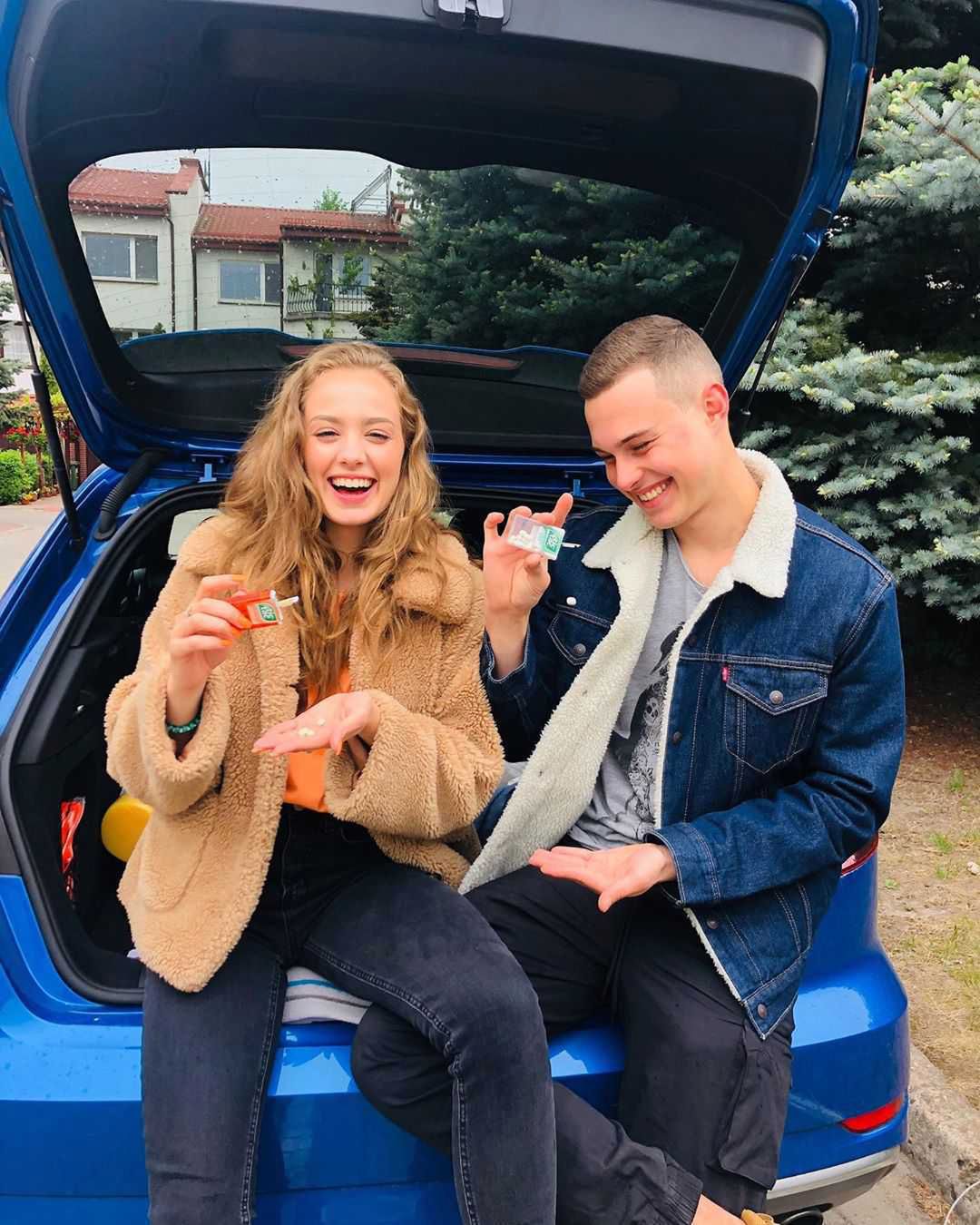 Wiktoria Gąsiewska i Adam Zdrójkowski