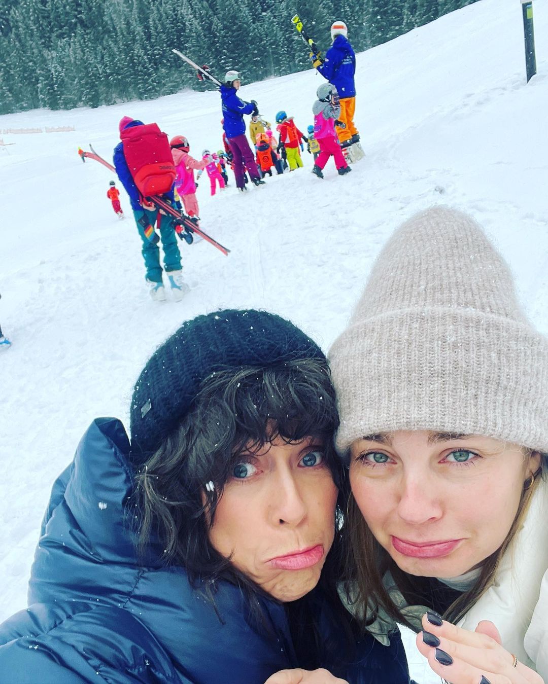 Natalia Kukulska i Małgorzata Socha razem w górach