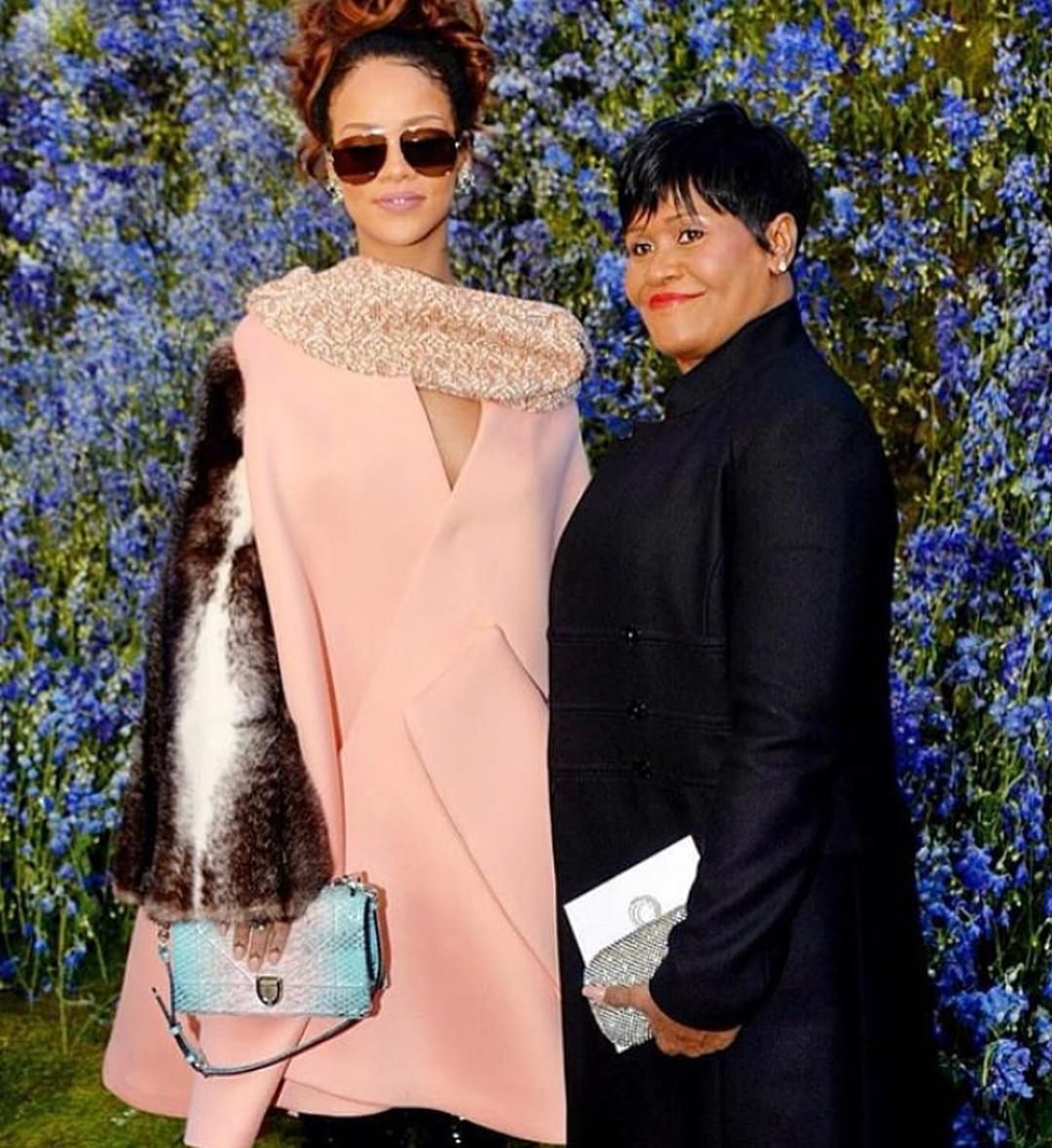 Rihanna ze swoją mamą