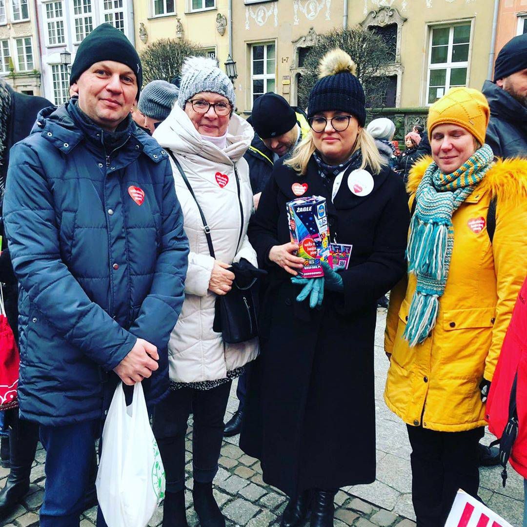 Magdalena Adamowicz podczas WOŚP