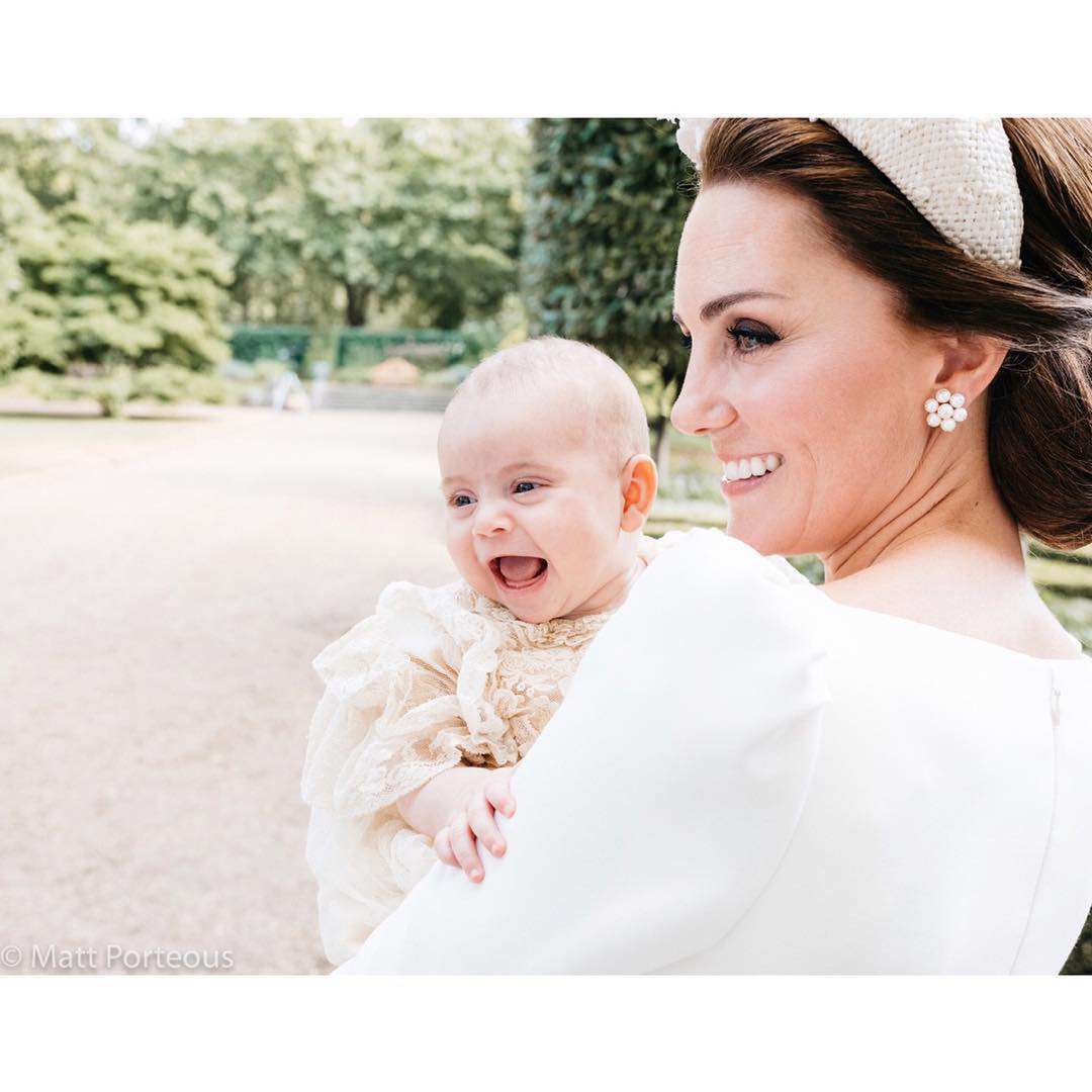Księżna Kate i książę Louis