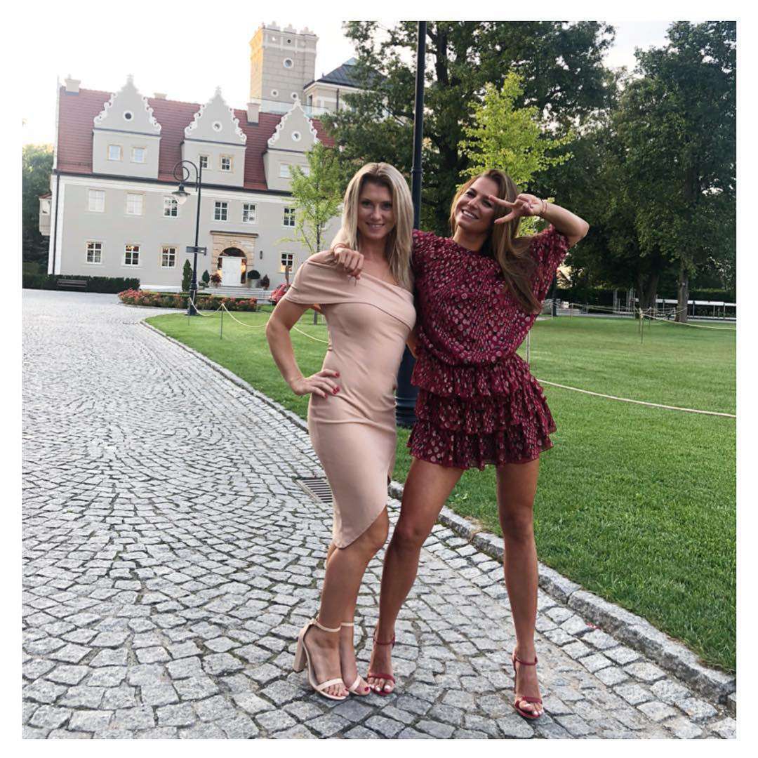 Anna Lewandowska z Aleksandrą Dec