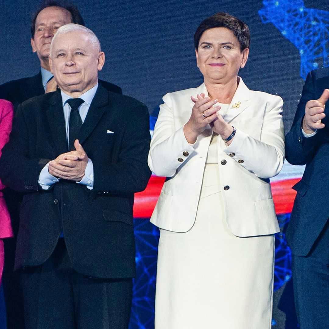 Beata Szydło i Jarosław Kaczyński