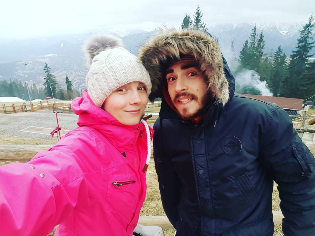 Kasia Grabowska z narzeczonym