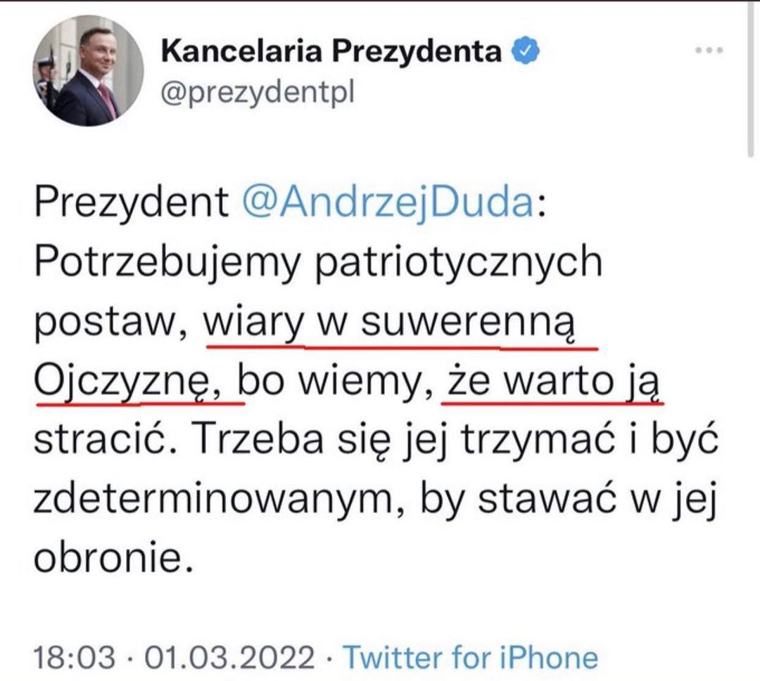 Wpadka Andrzeja Dudy