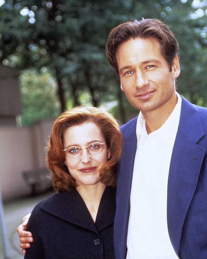 Gillian Anderson i Dawid Duchovny