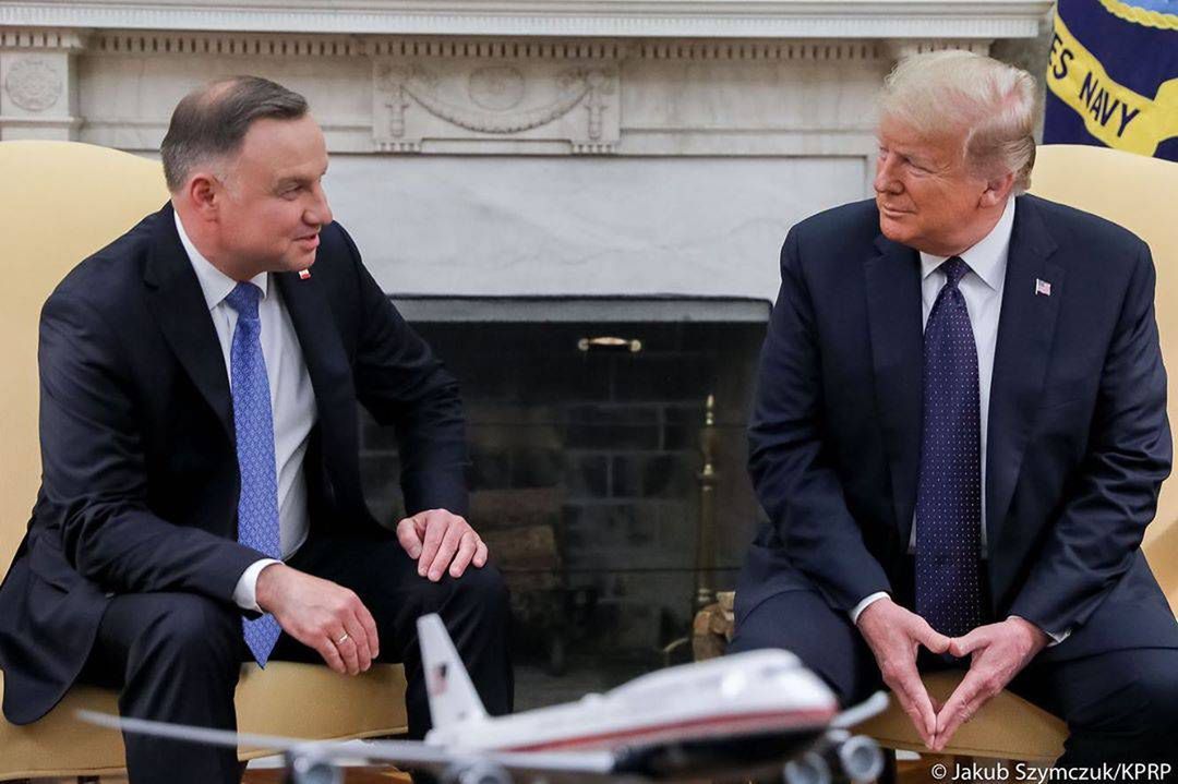 Andrzej Duda i Donald Trump wizyta w USA 2020