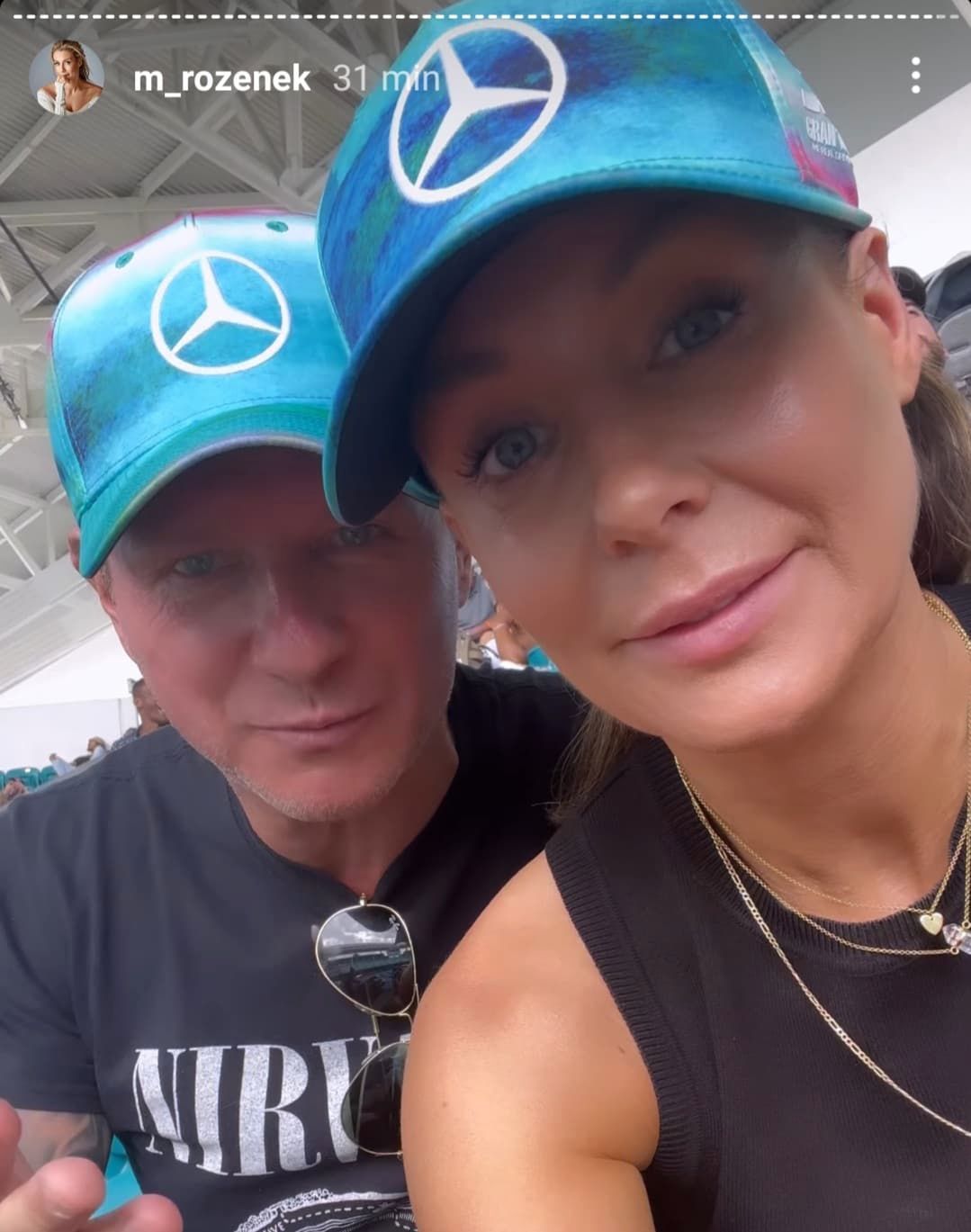Małgorzata Rozenek i Radosław Majdan na F1 w Miami