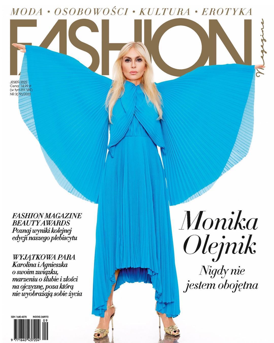 Monika Olejnik na okładce Fashion