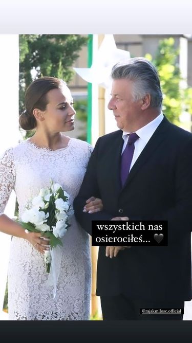 Anna Mucha żegna Emiliana Kamińskiego