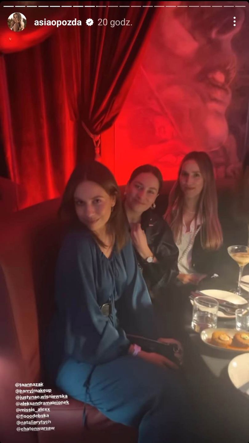 Joanna Opozda na imprezie