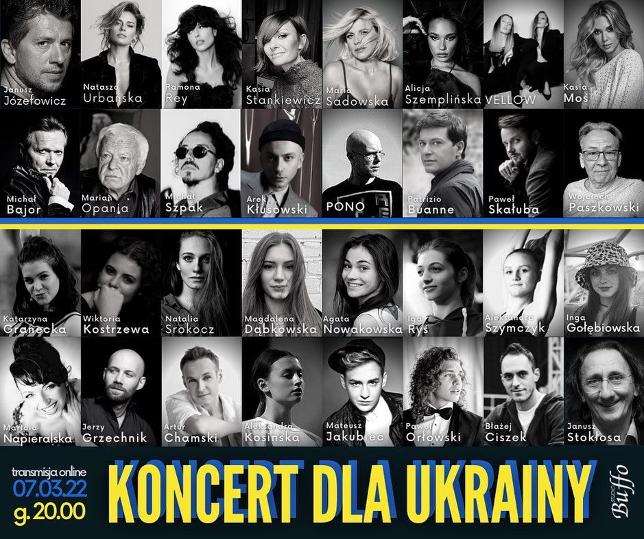 Artyści - koncert dla Ukrainy
