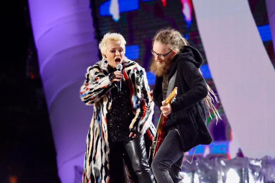 Małgorzata Ostrowska i jej syn Dominik Ostrowski