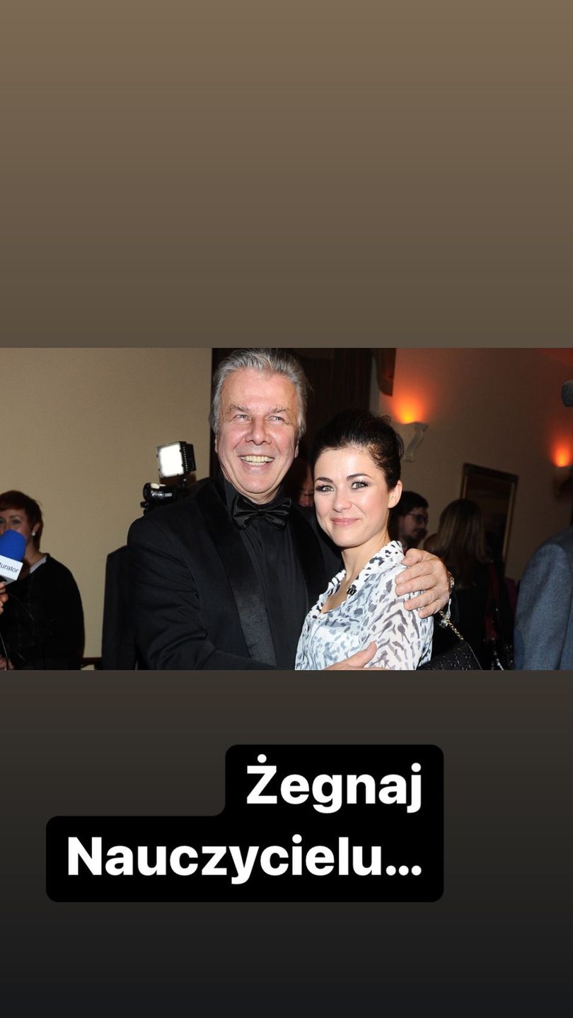 Kasia Cichopek żegna Emiliana Kamińskiego