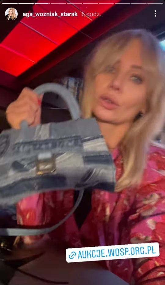 Agnieszka Woźniak-Starak - torebki na WOŚP