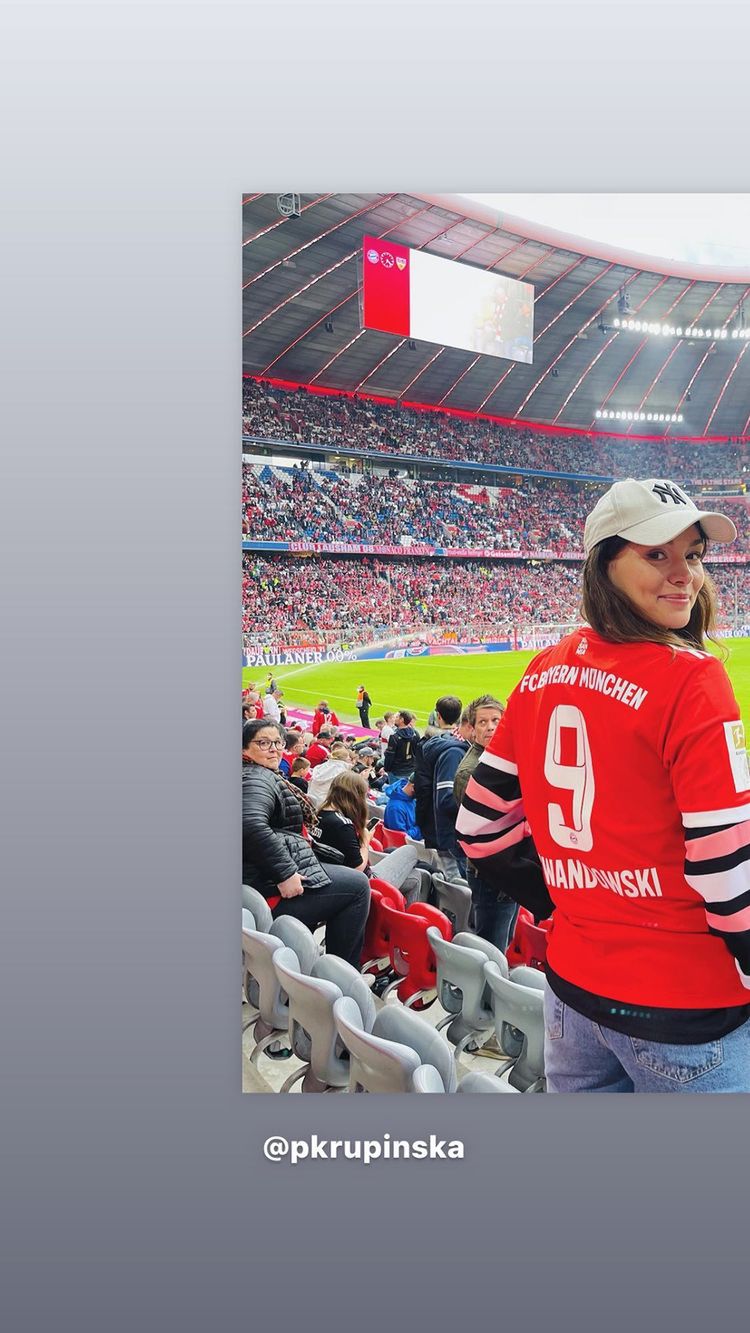 Paulina Krupińska odwiedziła Lewandowskich