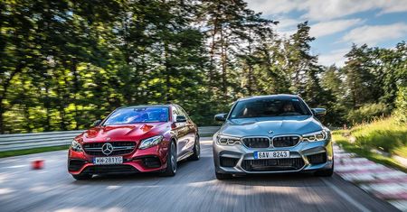 Mercedes-AMG E63 S oraz BMW M5: zapowiedź wielkiego starcia dwóch supersedanów