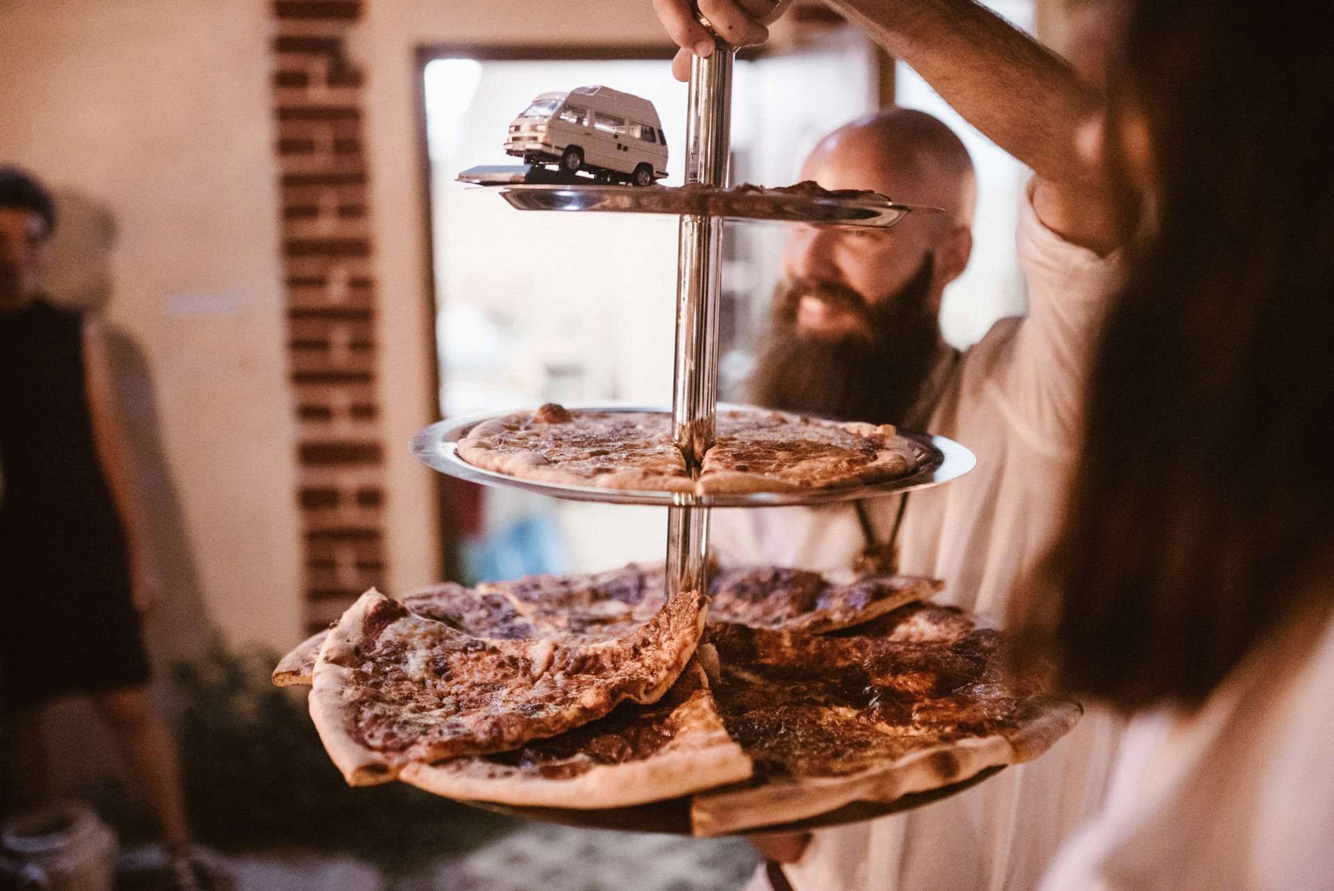 Pizza zamiast tortu weselnego