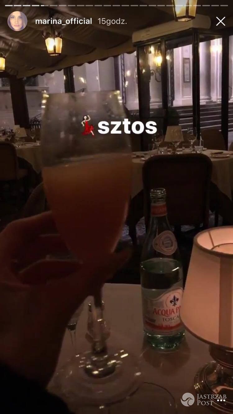 Prosecco z sokiem brzoskwiniowym - drink Mariny