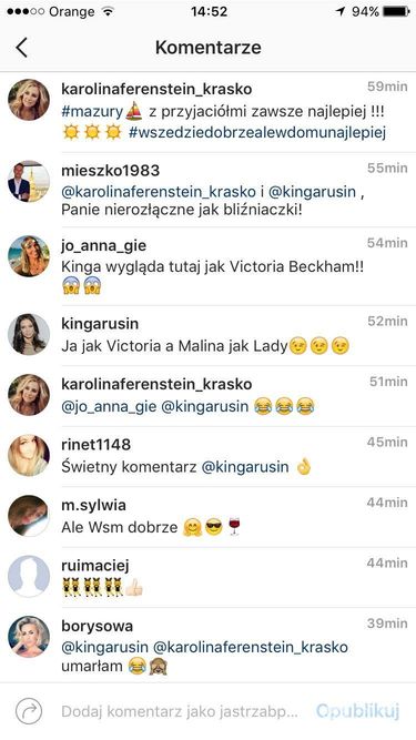 Kinga Rusin śmieje się z Małgorzaty Rozenek