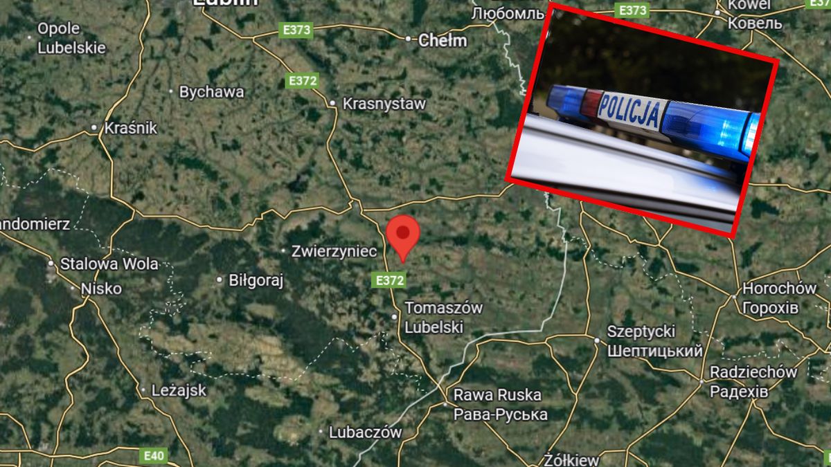 Tajemniczy dron spadł we wsi Majdan-Sielec