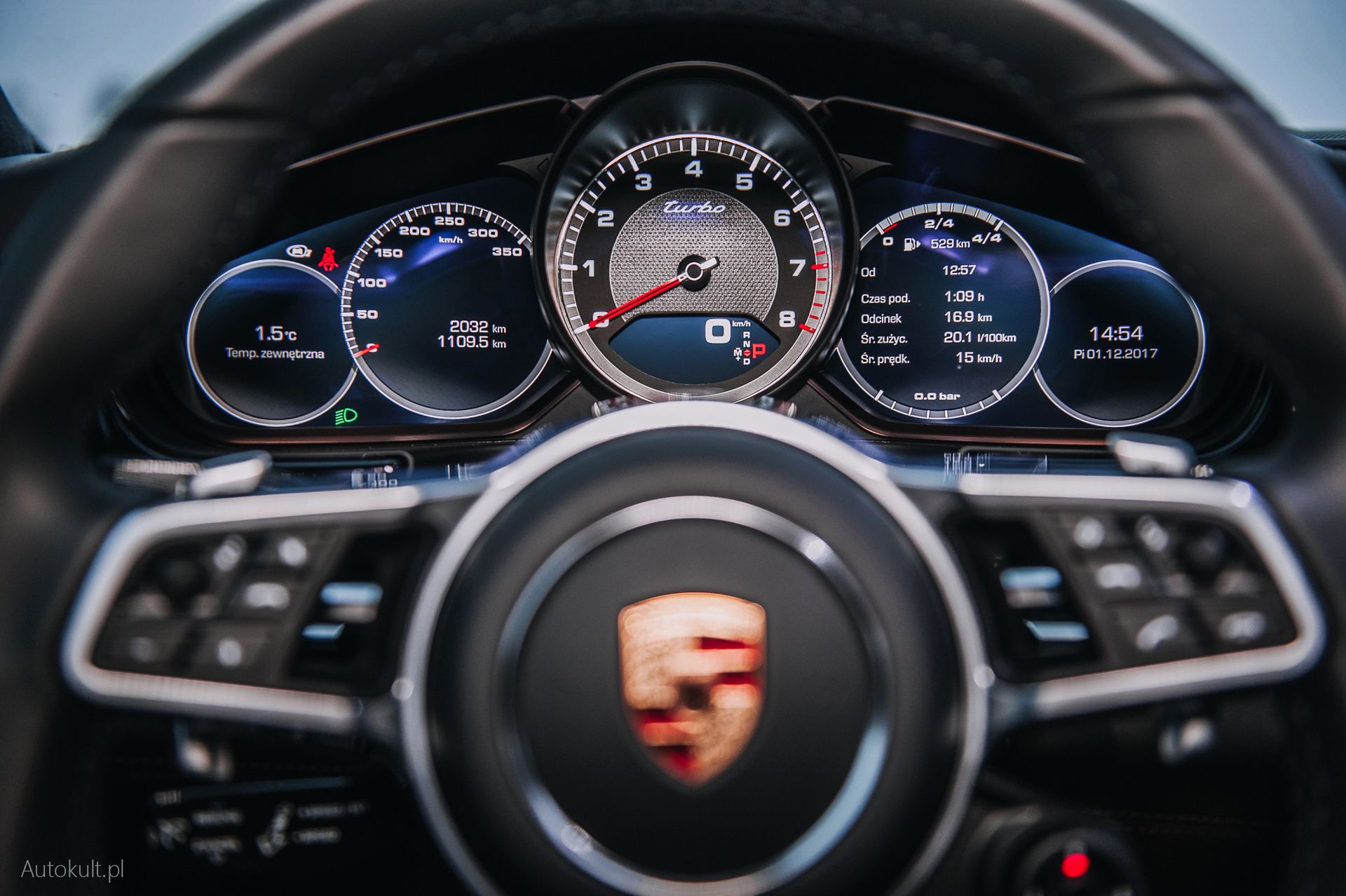 Porsche Panamera Sport Turismo Turbo - zegary