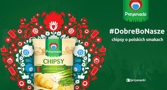Chipsy Przysnacki reklamowane folkowo jako „#DobreBoNasze” (wideo)
