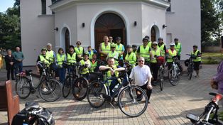 Damasławek: "Pielgrzymi Nadziei" ruszyli rowerami na Jasną Górę
