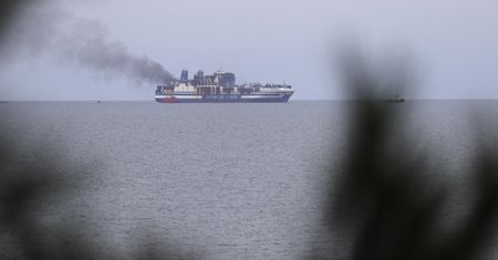 Turecki statek trafiony bombą. Był w pobliżu portu w Odessie