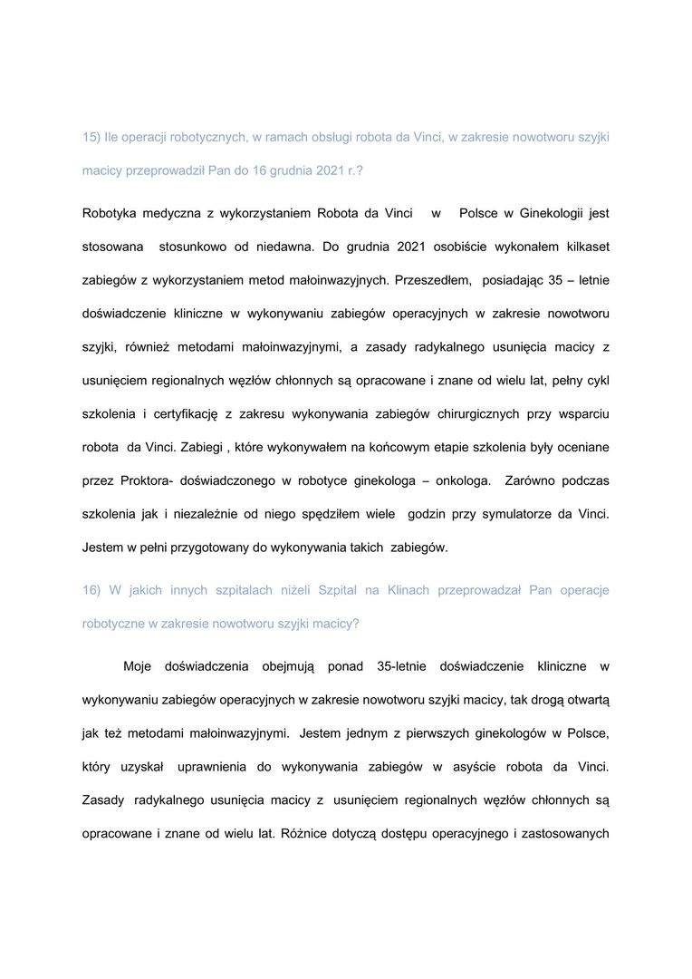 Odpowiedzi prof. Kazimierza Pityńskiego na pytania Wirtualnej Polski