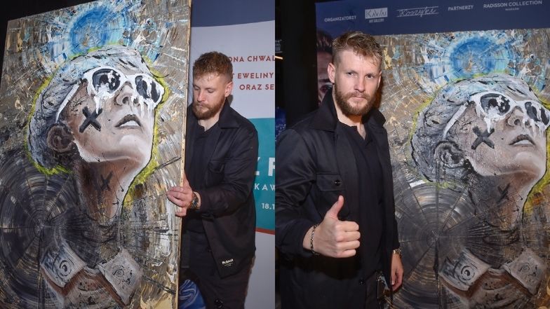 Tak wyglądał wernisaż Sebastiana Fabijańskiego