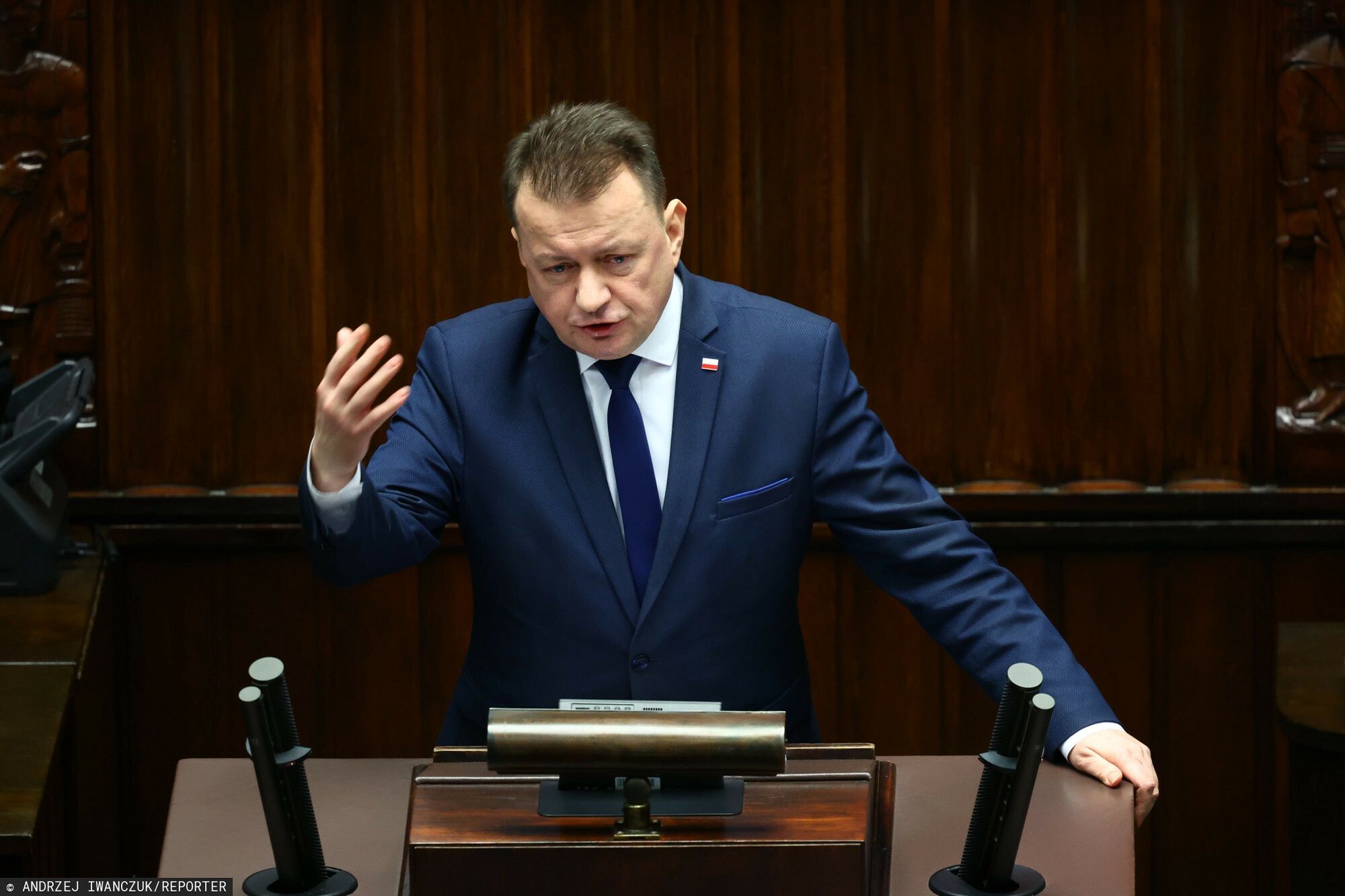 8. posiedzenie Sejmu X kadencji
20.03.2024 Warszawa Sejm 8. posiedzenie Sejmu X kadencji Fot. Andrzej Iwanczuk/REPORTER
N/z: Mariusz Blaszczak
Andrzej Iwanczuk/REPORTER