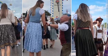 Wideo z kobietą gigantem niesie się w sieci. Już ponad 3 mln wyświetleń