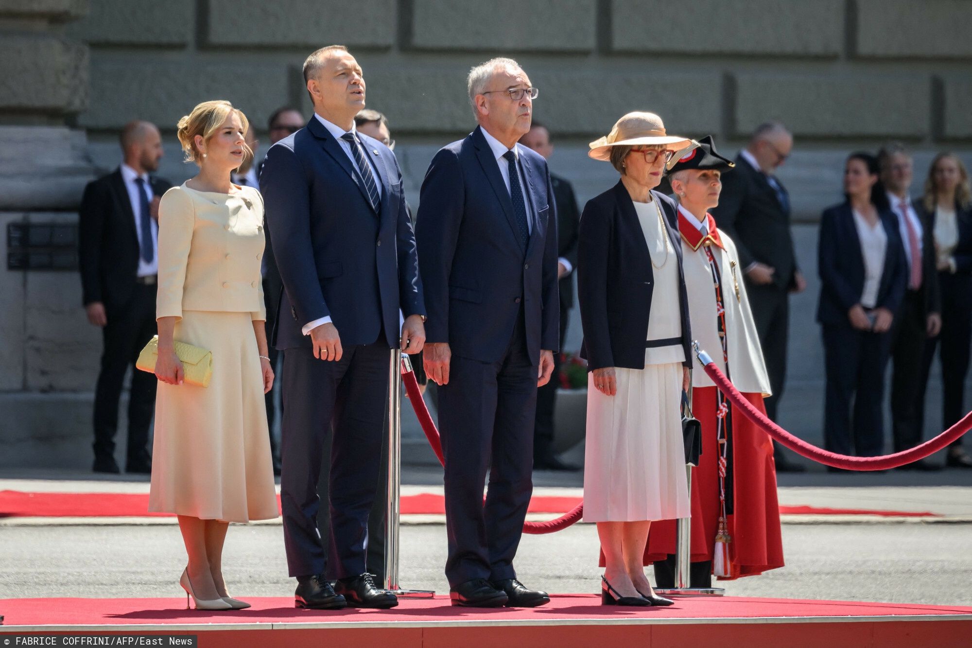 Marta Nawrocka w Szwajcarii