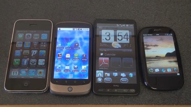 Który interfejs jest najlepszy? - iPhone OS, Android 2.1, HTC Sense czy webOS? 1