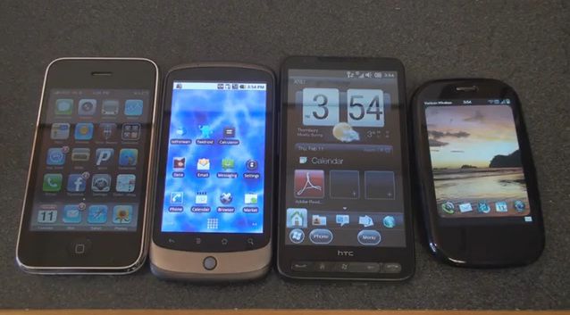 Który interfejs jest najlepszy? - iPhone OS, Android 2.1, HTC Sense czy webOS?