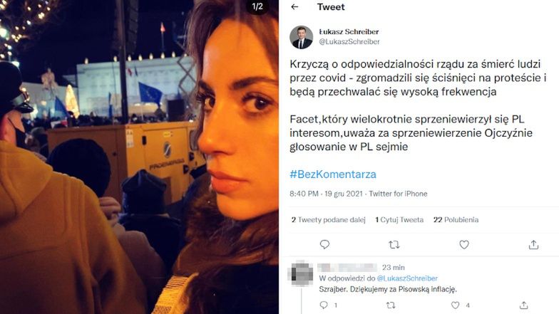 Protesty w obronie wolnych mediów