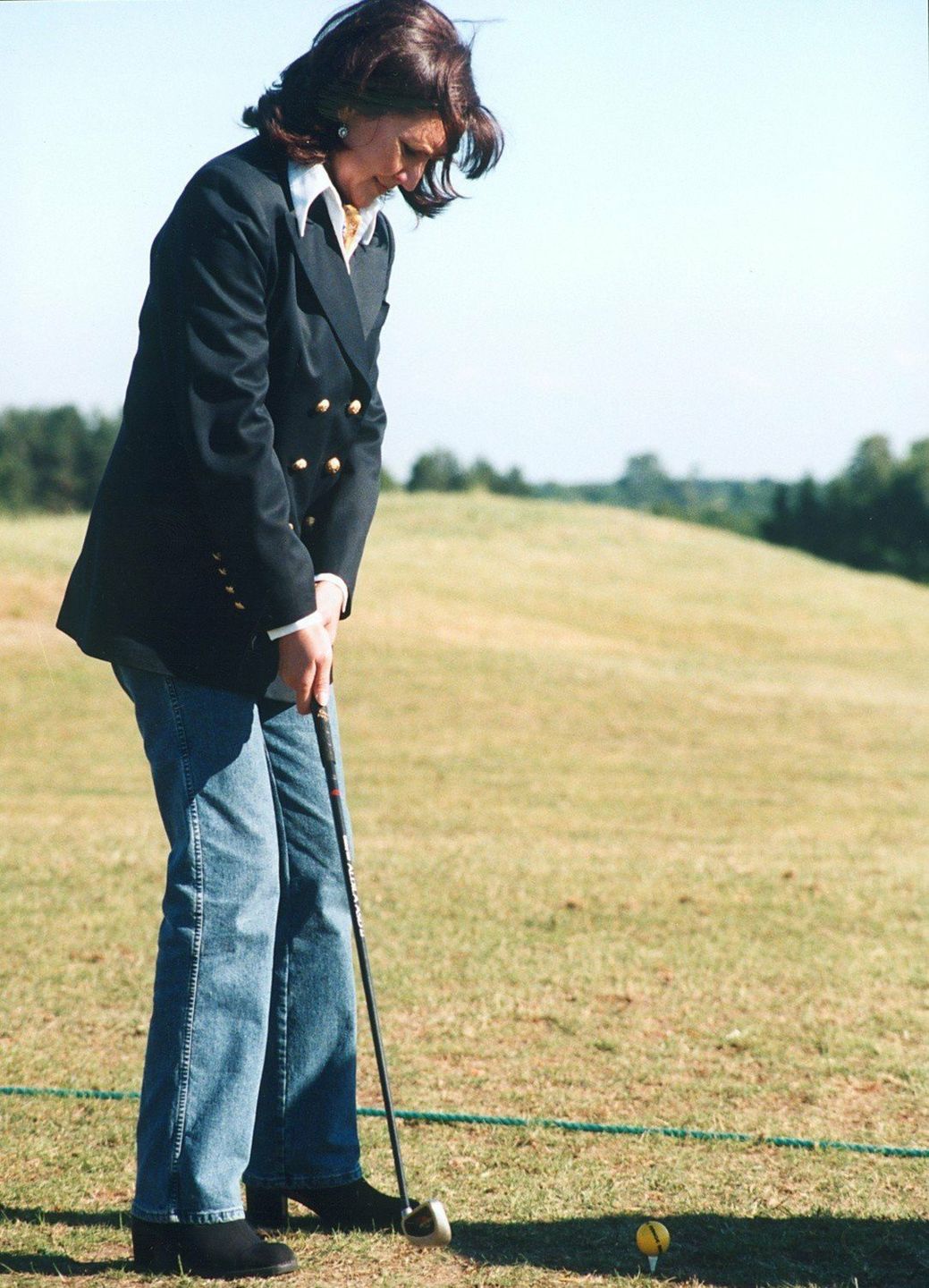 Pasja do golfa - Jolanta Kwaśniewska w 1998 roku