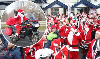 Kraków: MotoMikołaje z warkotem silników ruszyli przez miasto