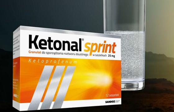 Ketonal w reklamach „walczy z bólem bez kompromisów, bez recepty” (wideo)