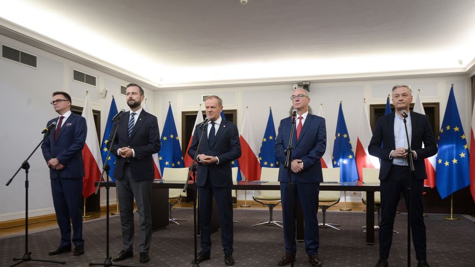 Parafowanie umowy koalicyjnej