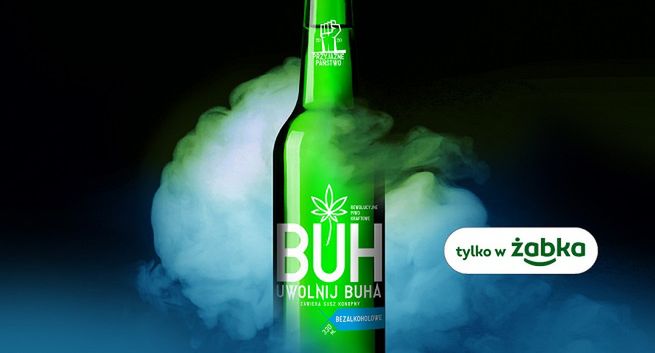 "Alkohol wyparował, konopia została!" - ruszyła kampania bezalkoholowego BUHa