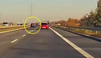 Zobaczył, że kończy się pomiar. Skandal, co zrobił kierowca skody