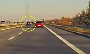 Zobaczył, że kończy się pomiar. Skandal, co zrobił kierowca skody